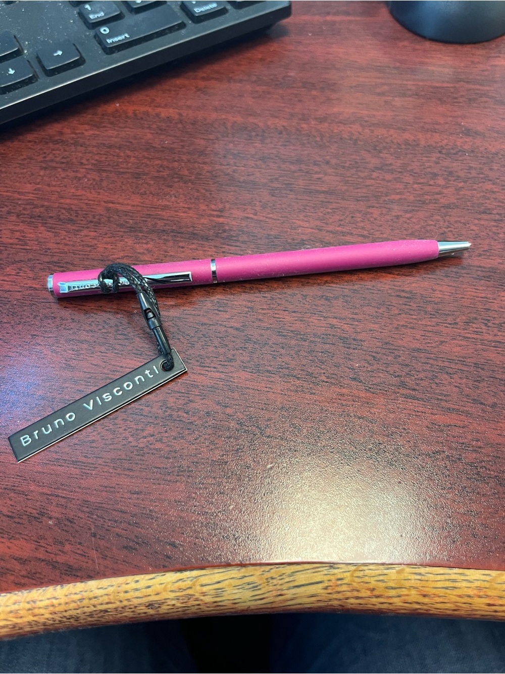 Bruno Visconti Slim Pink Ballpoint Pen- black ink - sold out online
